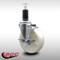Service Caster 5'' SS Nylon Swivel 1-1/4'' Expanding Stem Caster with Brake SCC-SSEX20S514-NYS-TLB-114 - alternate 4
